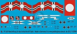 Peddinghaus 1/200 Tirpitz German Battleship WWII Markings (w/Floatplane) 2639 - Picture 1 of 1