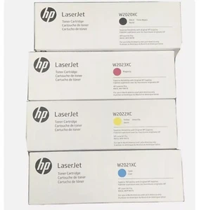 HP 414X W2020X,W2021X,W2022X,W2023X Toner Set HP Color LaserJet Pro M454, M479 - Picture 1 of 1