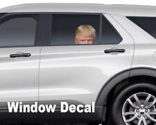 Donald Trump 45 Peeping Window Sticker President Watching Peeking FREE SHIPPING