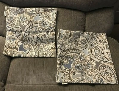 Mika Home Pack De 2 Fundas De Almohada Decorativas Fundas De Almohada Patrón Paisley Foto 1 de 4