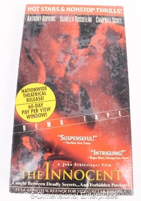 THE INNOCENT - PROMO Screener (VHS 1996) Anthony Hopkins - Rare - NEW SEALED Foto 1 de 4