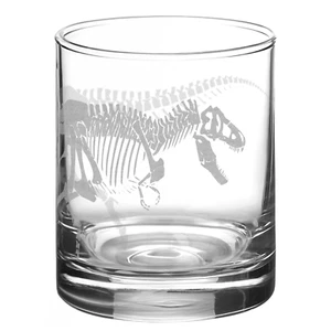 T-REX SKELETON Whiskey Glass - Picture 1 of 3