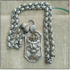 Rare Chinese Miao Tibetan silver handmade necklace jewelry noble gift