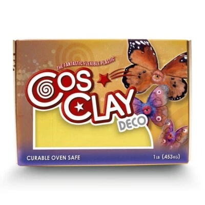 M00632 MOREZMORE 1 фунт Cosclay DECO ЖЕЛТЫЙ гибкая полимерная глина мягкого класса - Изображение 1 из 3