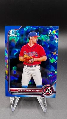 2022 Bowman Chrome Draft Sapphire Edition Blake Burkhalter - Image 1 of 3