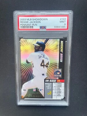 2003 MLB Showdown Reggie Jackson Cooperstown Collection Foil #122 PSA 9 - Image 1 of 2