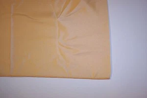 3.75 Yards~ADO Decor Crepe FABRIC-Seamless 118"wide-Yellow Gold-Polyester w/ Hem - Picture 1 of 6