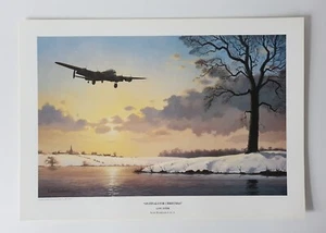 Keith Woodcock - On Finals For Christmas - WW2 Aviation Art Print - Picture 1 of 2