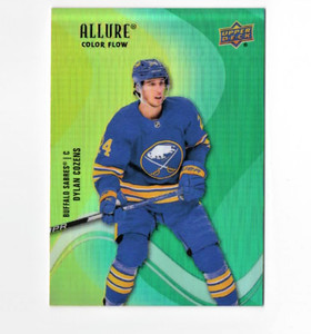 2022-23 Allure Color Flow Yellow/Green Dylan Cozens Sabres C-676