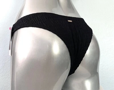 Victoria's Secret Nuevo con Etiquetas Negro Calzado Sexy Tiro Bajo Itsy Natación Bikini Parte Inferior Foto 1 de 4
