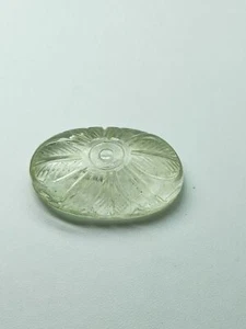 Crystal Quartz Handmade Carved Cabochon 23 grams in Weight 4 cm in Length - Picture 1 of 4