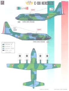 Aztec Decals 1/72 LOCKHEED C-130 HERCULES Mexican Air Force - Picture 1 of 3