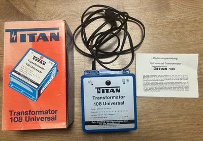 Titan Transformator 108 Universal in OVP - Bild 1 von 4