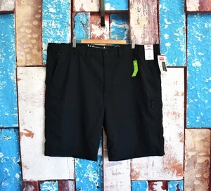 Men's Wrangler Morro Bay Performance Short 10" Inseam SIZE 48 Black NEW - Picture 1 of 13