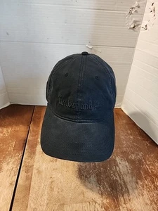 TIMBERLAND - Men's baseball cap with embroidery logo Leather Strapback OSFM EUC  - Picture 1 of 7