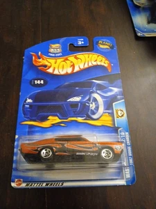 2003 Hot Wheels #144 Wastelanders 2/10 1967 DODGE CHARGER Orange w/Chrome 5 Sp - Picture 1 of 2