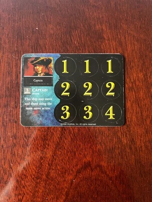 CAPTAIN PIRATE Davy Jones Curse Pirates Wizkids CSG Pocketmodel - Image 1 of 2