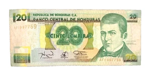 1994 HONDURAS - 20 LEMPIRAS - P#73 - VF+ - AM1 - Picture 1 of 2