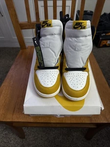 Nike Air Jordan 1 Retrop High OG GS Boys Shoes Size 4.5, Color: Yellow - Picture 1 of 6