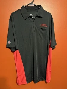 Coca-Cola Consolidated Hydrovent Golf Poloshirt L Mitarbeiter 19 recycelte Flaschen - Bild 1 von 7