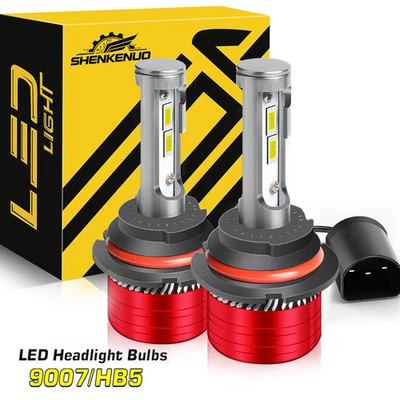 9007/9004 LED Headlight Bulb For Mack CH600 CL600 CH612 CL700 CH613(1998-1999) - Image 1 of 4