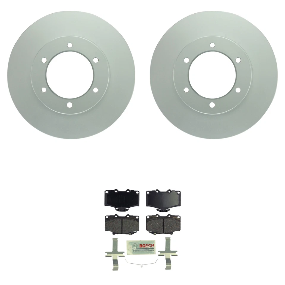 博世前静音转子蓝色陶瓷碟刹垫套件适用于4Runner T100 — 第 1/1 张图片