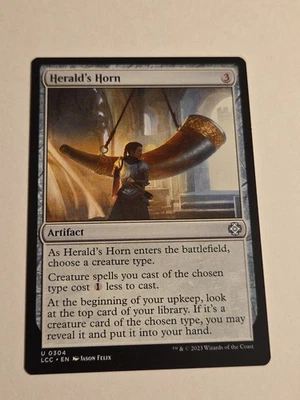 Herald’s Horn X1 LCC MTG Lost Caverns Of Ixalan Commander  - Image 1 of 2