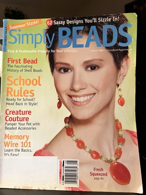 Simply Beads Jewelry Magazine Aug 2006 Memory Wire 101 — 第 1/3 张图片