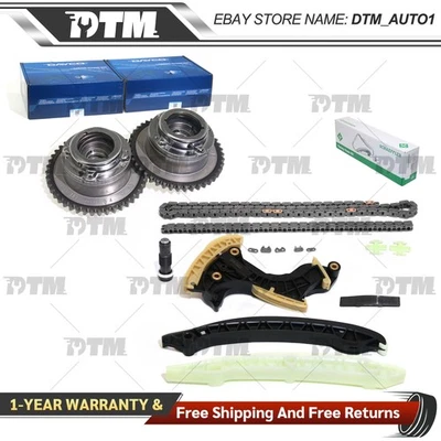 OEM Camshaft Adjuster&Timing Chain Kit for Mercedes W204 C200 C250 M271 SLK200 Foto 1 de 4