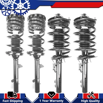 Juego de 4 muelles de puntal completos delanteros y traseros FCS para Ford Taurus 1996-2007 Foto 1 de 4