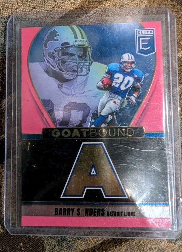 Estuche Donruss Elite Goatbound rosa Barry Sanders “A” Hit SSP LIONS 2025 Foto 1 de 2