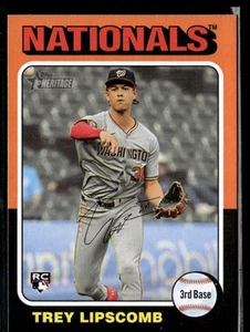 2024 Topps Heritage #684 Trey Lipscomb - Picture 1 of 2