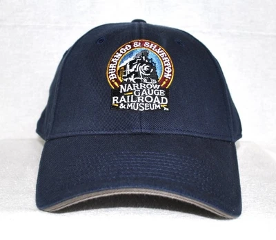 *DURANGO SILVERTON FERROCARRIL DE CALIBRE ESTRECHO Y MUSEO* Gorra de bola estructurada sombrero OURAY Foto 1 de 4