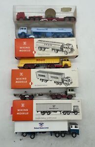 LOT OF 5 WIKING TRUCK  1:87 With Boxes