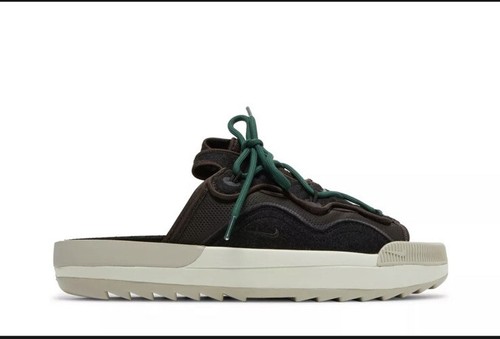 In Hand Nike Offline 2.0 slip on velluto marrone nobile verde slide uomo 11