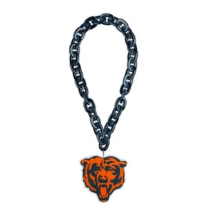 Chicago Bears Foam Fan Chain LIGHT UP - Team LED Necklace Big Logo BLUE - Picture 1 of 1