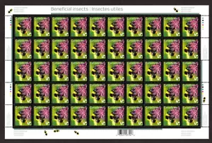 Canada - Scott 2236 - Full Pane of 50 Stamps - Beneficial Insects - MNH - Picture 1 of 1