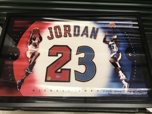 michael jordan authentic jersey autographed