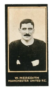 1912 BILLY MEREDITH F. & J. SMITH FOOTBALLERS YELLOW FRAME DEEP BLUE BACK #26 - Picture 1 of 2