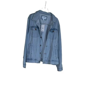 Neu mit Etikett Mode Nova Cobain hellblaue Denim leichte Herrenjacke XXXL (fehlerhaft) - Bild 1 von 16