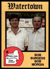 1988 Pucko Watertown Pirates Bob Burgess/Bob Morgia Watertown Pirates #35