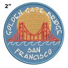 GOLDEN GATE BRIDGE Embroidered Patch Iron-On / Sew-On Traveler Motif Applique