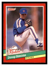 1991 Donruss The Rookies #26 DOUG SIMONS RC New York Mets ~E3P