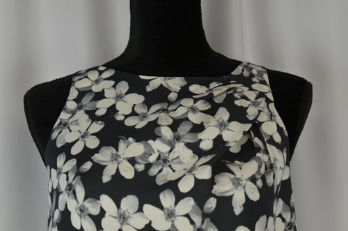 Abito donna Kate Spade taglia 2 viscosa floreale colorato casual senza maniche Maude