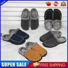 Men Slippers Flats Non Slip Plush Slides Comfort Indoor Home Footwear Size 39-47