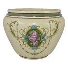 Roseville Pottery Creamware Decorated Rosalie Jeanette 1910 Jardiniere 545-6