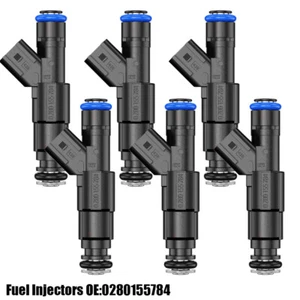 6x Inyectores de combustible originales Chusyyray de 4 orificios para Jeep Cherokee Wrangler 99-04 4.0 - Imagen 1 de 10