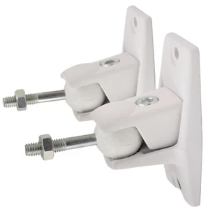Adastra Universal speaker bracket white surround sound system wall mounted PAIR - Picture 1 of 3
