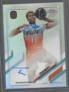 TYLER SMITH 2021-22 TOPPS CHROME OVERTIME ELITE REFRACTOR AUTO RC #CA-TS1