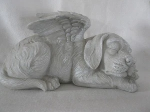 Regenbogenbrücke Hund Engel Statue - Bild 1 von 11